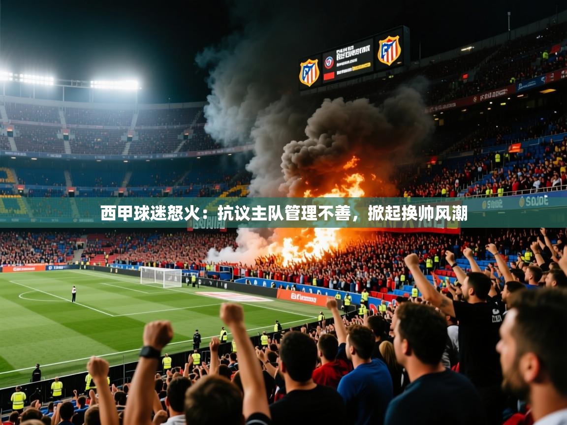 西甲球迷怒火:抗议主队管理不善,掀起换帅风潮 第2张