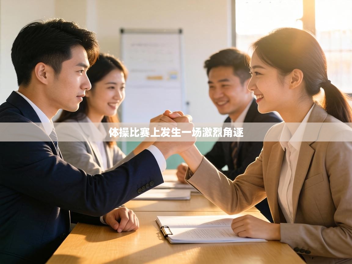 体操比赛上发生一场激烈角逐 第1张